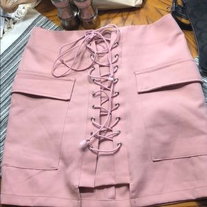 Pink skirt
